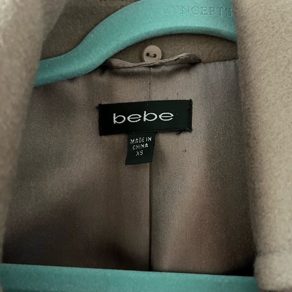 Bebe mauve wool coat - Picture 4 of 5